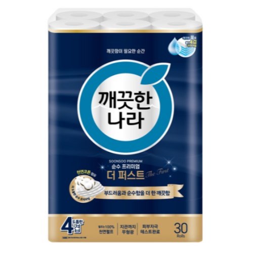깨끗한나라 순수 프리미엄 더 퍼스트 25m (30롤)
