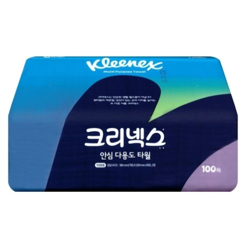 크리넥스 안심 다용도 타월 100매