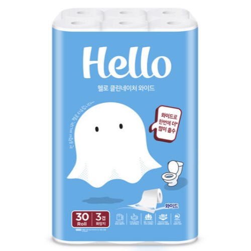 헬로 클린네이처 와이드 30m (30롤)