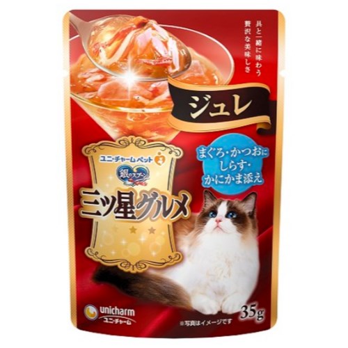 긴노스푼 미쓰보시 구루메 쥬레 참치&가다랑어&멸치&게맛살 35g