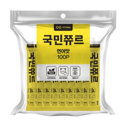 국민커머스 국민스틱 연어맛 1500g (15g x 100p)