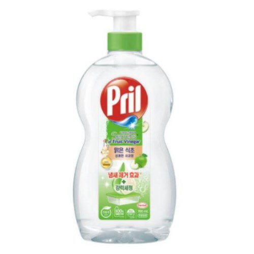 프릴 맑은식초 주방세제 상쾌한 사과 700ml