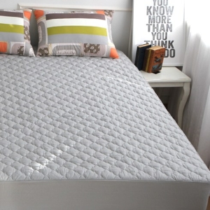 바숨 순면누빔 침대 매트리스커버