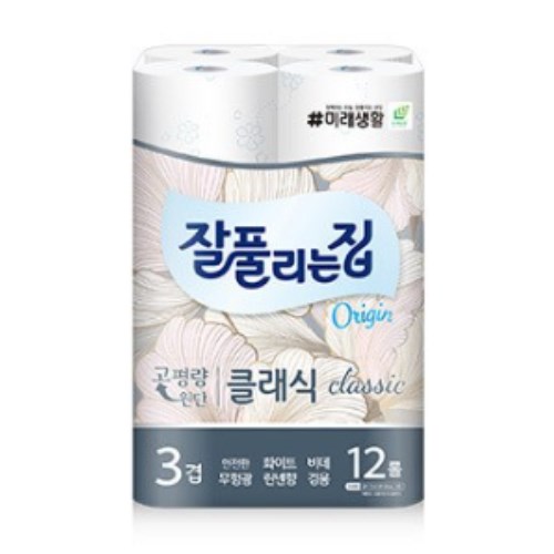 잘풀리는집 클래식 27m (12롤)