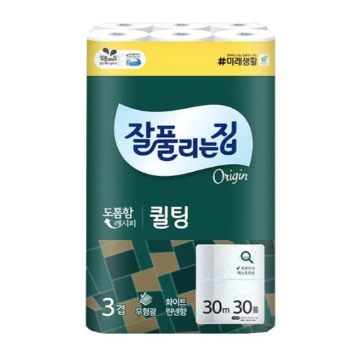 잘풀리는집 퀼팅 30m (30롤)