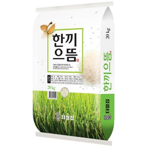 더쌀집  2025 햅쌀 한끼으뜸쌀 20kg