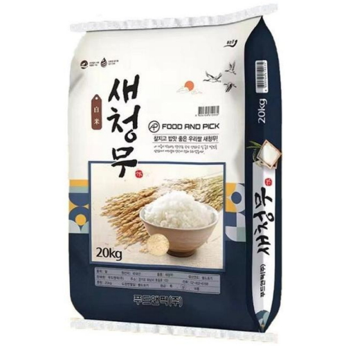 푸드앤픽  2025 햅쌀 새청무 상등급 20kg