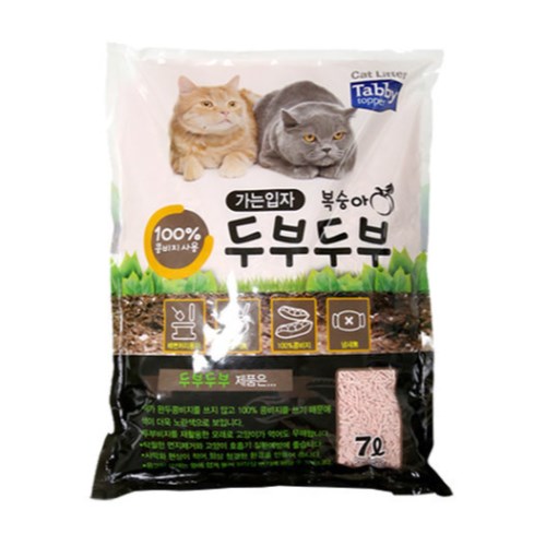 테비토퍼 두부두부 가는입자 복숭아 2.82kg