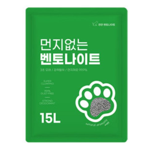 스마일 먼지없는 벤토나이트 15L