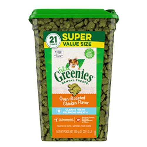 그리니즈 캣 필라인 덴탈 트릿 닭고기 595g