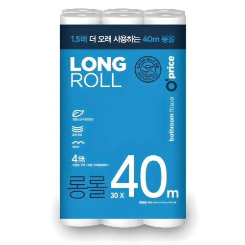 오프라이스 롱롤 40m (30롤)