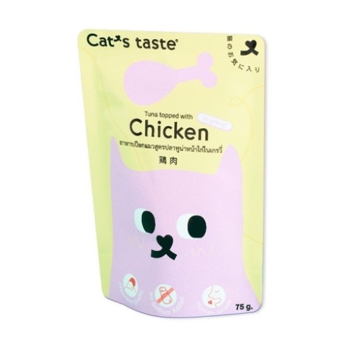 캣츠테이스트 어덜트 치킨 그레이비 파우치 75g