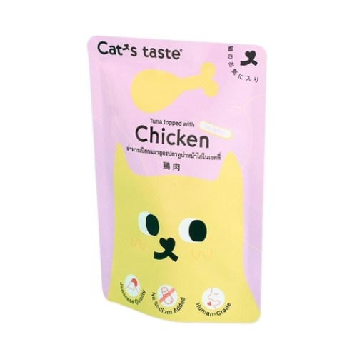 캣츠테이스트 어덜트 치킨 젤리 파우치 75g