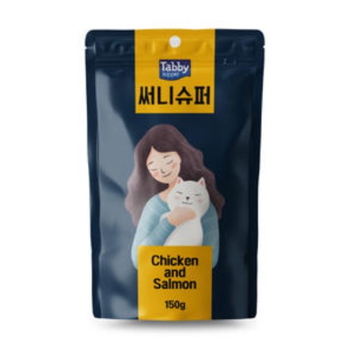 테비토퍼 써니슈퍼 치킨과 연어 150g