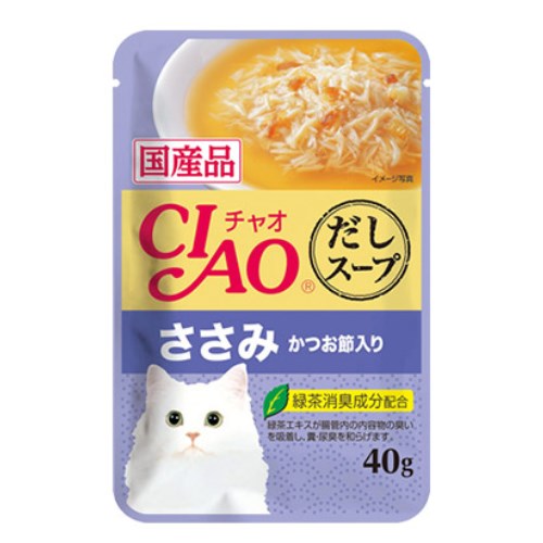 이나바 챠오 다시스프 닭가슴살&가다랑어포 IC-217 40g