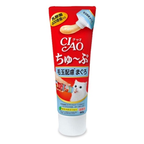 이나바 챠오 츄브 헤어볼케어 참치 CS-154 80g