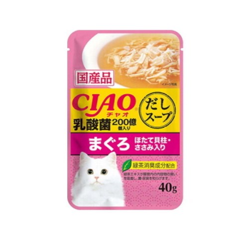 이나바 챠오 다시스프 유산균 참치&가리비&닭가슴살 IC-220 40g