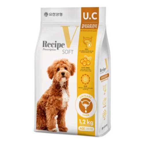 레시피브이 독 유리너리 소프트 1.2kg