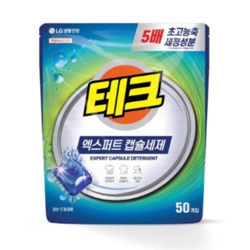 테크 엑스퍼트 캡슐세제 50개입