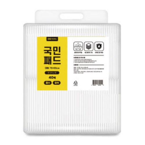 국민커머스 국민패드 이코노미 대형 50g 40매