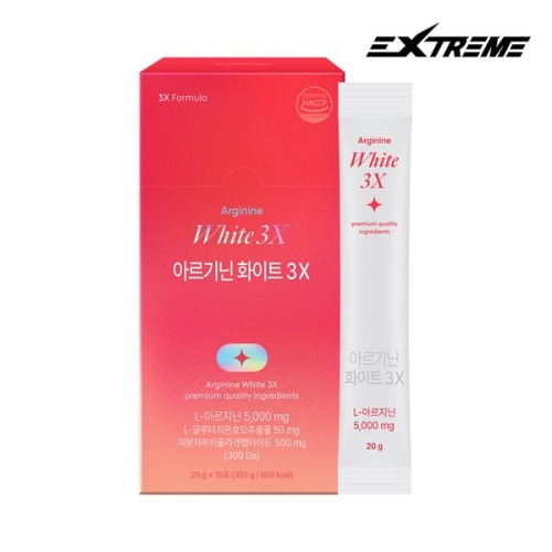 익스트림 아르기닌 화이트 3X 15포