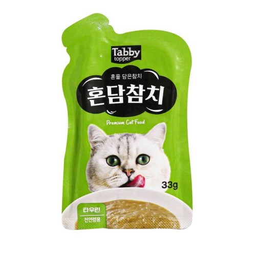테비토퍼 혼담참치 타우린 파우치 33g