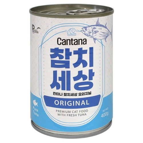 칸타나 캣 참치세상 오리지널 캔 400g