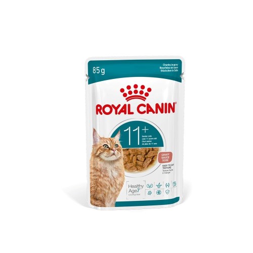 로얄캐닌 캣 에이징 11+ 그레이비 파우치 85g