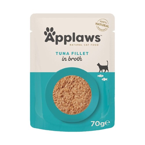 어플라우즈 캣 참치 필레 인 브로스 파우치 70g