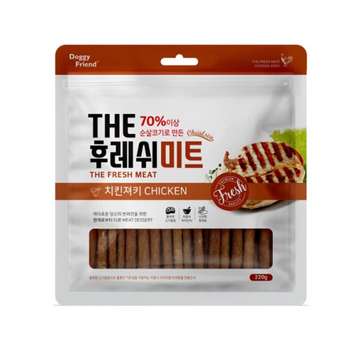 도기프렌드 더 후레쉬미트 치킨져키 220g