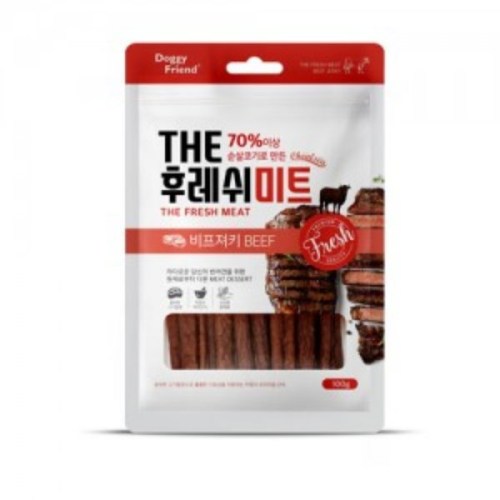 도기프렌드 더 후레쉬미트 비프져키 100g