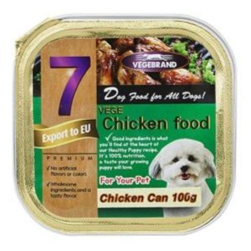 베게브랜드 7 닭고기 캔 100g