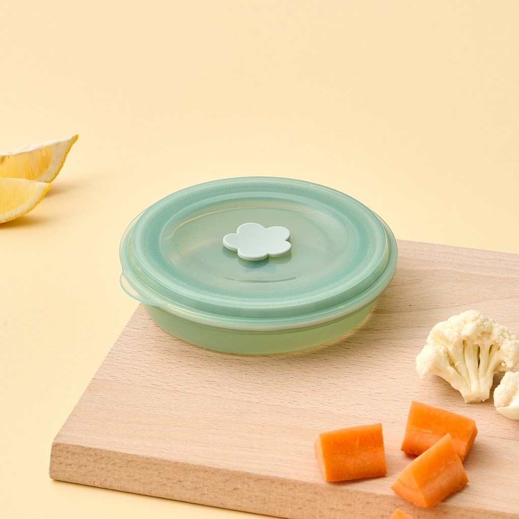 모던하우스 뚜껑까지 실리콘이라 더 안심되는 실리콘 밀폐용기 400ml