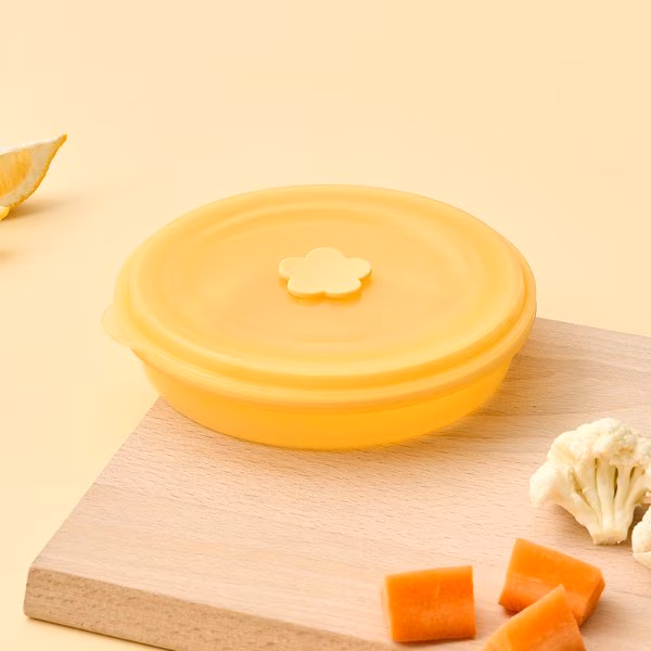 모던하우스 뚜껑까지 실리콘이라 더 안심되는 실리콘 밀폐용기 600ml