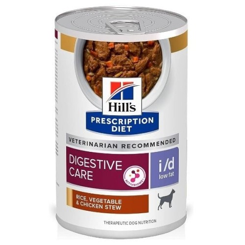 힐스 프리스크립션 다이어트 독 i/d 로우팻 다이제스티브 케어 스튜 캔 354g