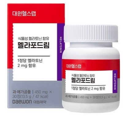 대원헬스랩 식물성 멜라토닌 함유 멜라포드림 30정