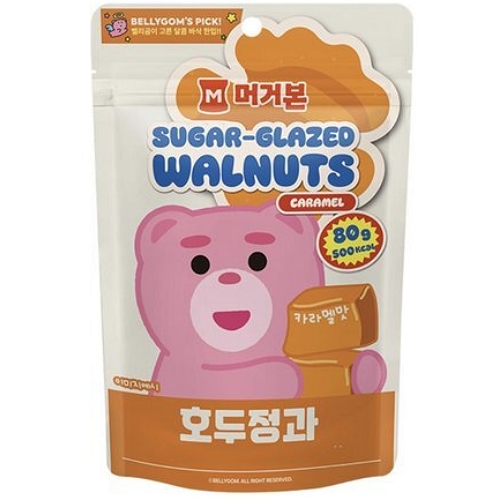 머거본 호두정과 카라멜맛 80g