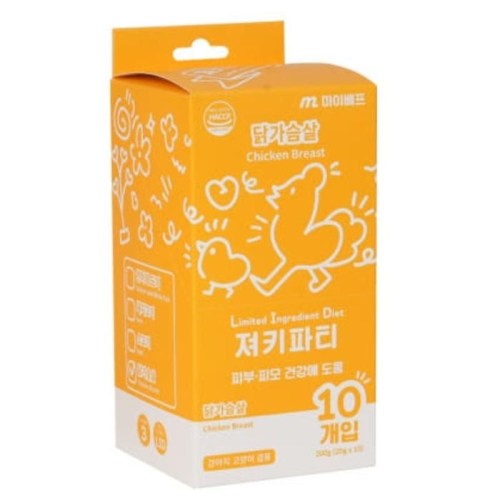 마이베프 L.I.D 져키파티 닭가슴살 20g (10p)