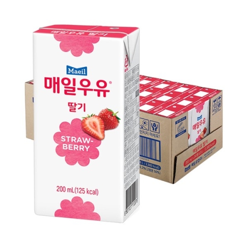 매일유업 매일우유 딸기 (멸균) 200ml