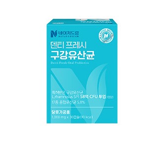 네이처드림 덴티 프레시 구강유산균 1000mg 30정