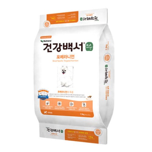 뉴트리나 독 건강백서 순 포메라니언 7.2kg