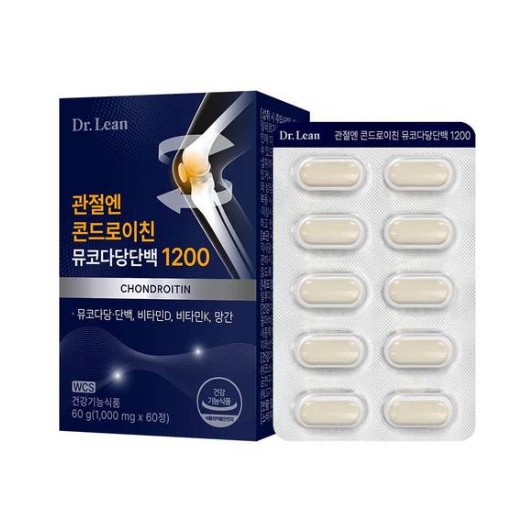 닥터린 관절엔 콘드로이친 뮤코다당단백 1200 60정