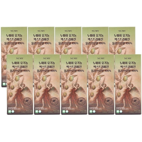 누마이 유기농 엑스트라버진 올리브오일 140g (10g x 14포)