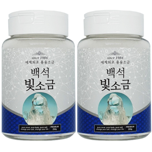 선맥 백석빛소금 용기형 250g