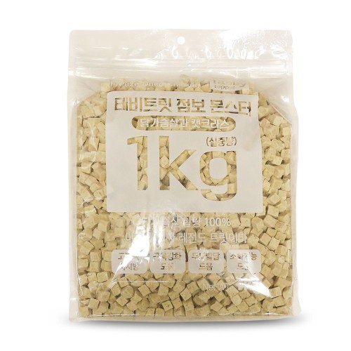 테비토퍼 테비트릿 점보 몬스터 닭가슴살과 캣그라스 1kg