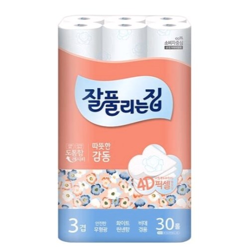 잘풀리는집 따뜻한 감동 25m (30롤)