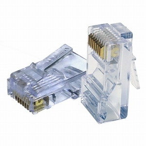 대은전자  CAT.5E UTP RJ-45 투명 커넥터