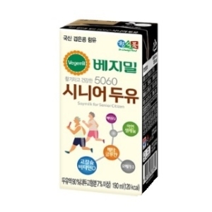 정식품 베지밀 5060 시니어 두유 190ml