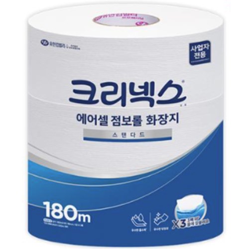 크리넥스 에어셀 스탠다드 점보롤 1겹 180m