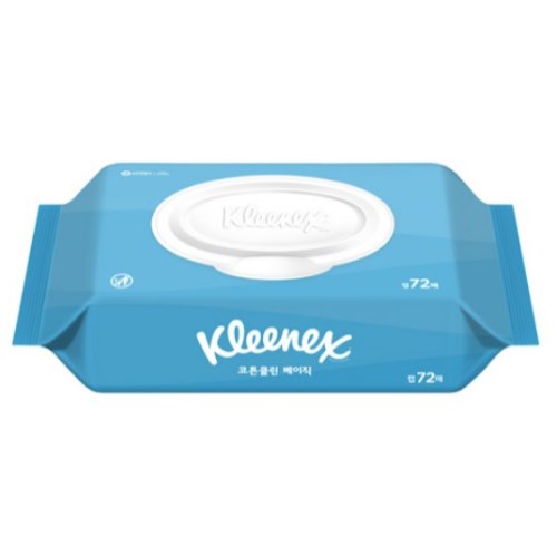 크리넥스 코튼클린 베이직 물티슈 캡형 72매